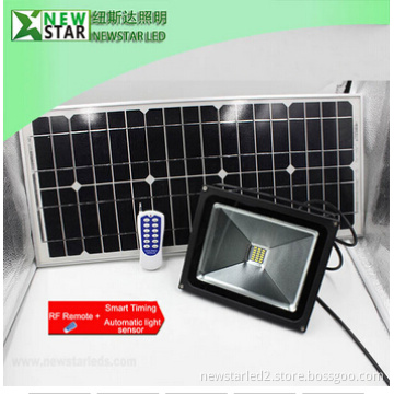30W RF Solar LED Flood Light with RF remote